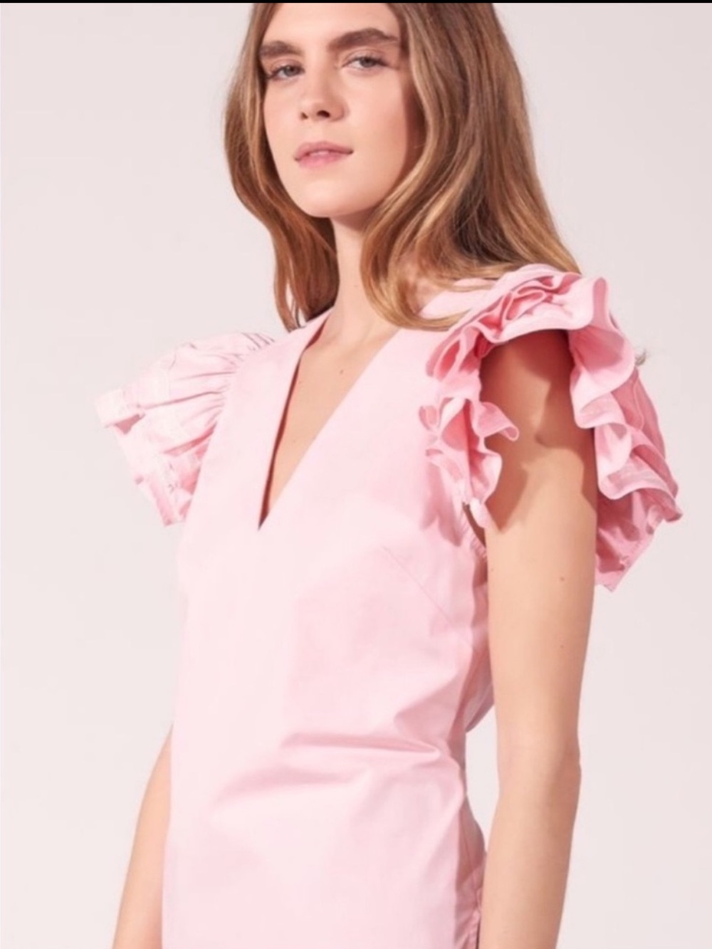 Sandro Top Ruffle Sleeves